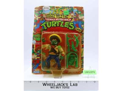 Bandito Bashin' Mike Teenage Mutant Ninja Turtles TMNT 1992 Playmates NEW MOSC