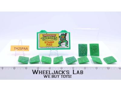 Rubber Stamp Set Teenage Mutant Ninja Turtles TMNT 1990 Henry Gordy