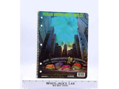 Wide Ruled School Notebook Teenage Mutant Ninja Turtles 1990 Mirage Studios