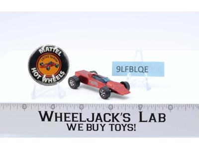Lotus Turbine Red 1969 Redline Hot Wheels Mattel Vintage RL With Button