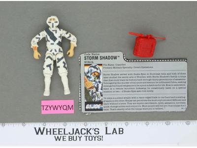 Storm Shadow V2 G.I. Joe 1988 Hasbro Vintage Action Figure