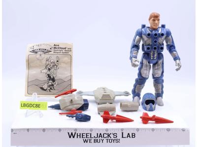 Ace McCloud W/Sky Knight 100% Complete Centurions 1986 Kenner Action Figure