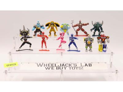 Lot of 12 Mini Power Rangers 1990's Bandai 3" Action Figures