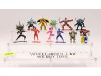 Lot of 12 Mini Power Rangers 1990's Bandai 3" Action Figures