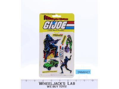 3-D Puffy Collector's Stickers GI Joe 1982 Hasbro