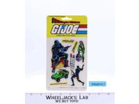 3-D Puffy Collector's Stickers GI Joe 1982 Hasbro
