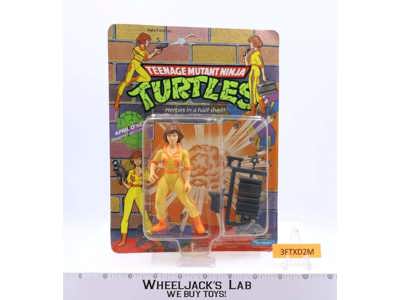April O'Neil Teenage Mutant Ninja Turtles TMNT 1988 Playmates NEW MOSC SEALED