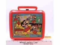 Super Mario Bros Plastic Lunchbox Nintendo 1988 Aladdin