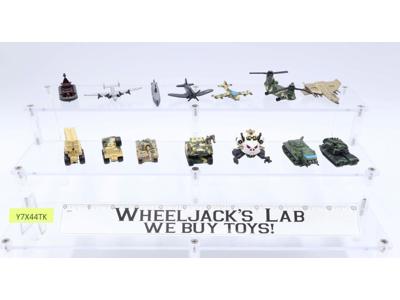Lot of 14 Army Vehicles Planes Boats 1988-89 Vintage Galoob Micro Machines