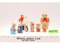 ET Lot 8 figures 1982 LJN 2.25" to 3.75" Mini Action Figure