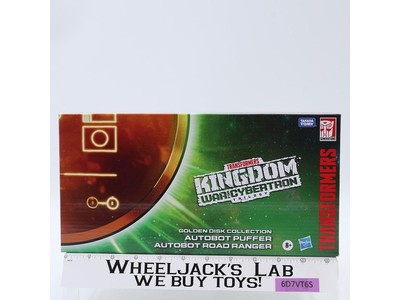 Golden Disk Collection Puffer & Road Ranger Transformers Kingdom WFC NEW SEALED