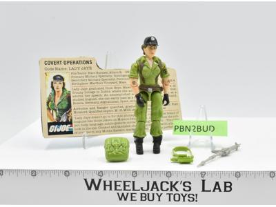 Lady Jaye V1 100% Complete G.I. Joe 1985 Hasbro Vintage Action Figure