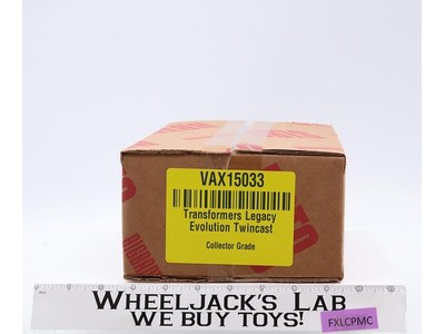 Twincast & Rewind Transformers Legacy Evolution BBTS Collector Grade NEW SEALED