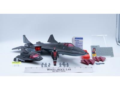 Cobra Night Raven S3P W/Driver Complete GI Joe 1986 Hasbro Action Figure Vehicle