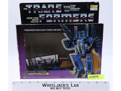 Dirge 100% Complete W/BOX 1985 Vintage Hasbro G1 Transformers Action Figure
