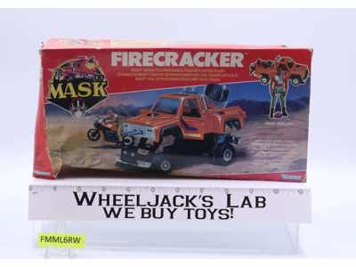 Firecracker Hondo Mac Lean 100% Complete W/Box MASK 1985 Vintage Action Vehicle