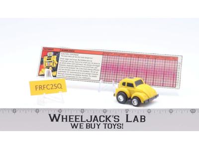 Bumblebee YELLOW 100% Complete NEAR MINT 1985 G1 Transformers Action Figure