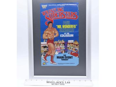 Paul "Mr. Wonderful" Orndorff Original Poster 1985 WWF LJN Wrestling Vintage