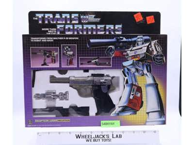 Megatron 100% Complete W/Box & Insert G1 Transformers 1984 Hasbro Action Figure