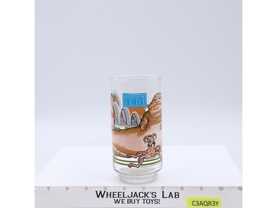 Star Wars Jabba The Hutt Burger King Glass Cup 1983 Lucasfilm Coca-Cola ROTJ