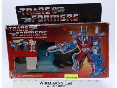 Ultra Magnus 100% Complete W/ BOX 1986 Vintage Hasbro G1 Transformers Figure