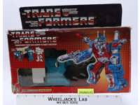 Ultra Magnus 100% Complete W/ BOX 1986 Vintage Hasbro G1 Transformers Figure