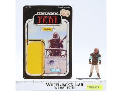 Weequay 100% Complete 65 Back-A Star Wars ROTJ 1983 Kenner Figure NO REPRO