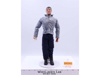 Talking Sailor Painted Head Brown 12" GI Joe 1964 Hasbro Vintage w/ Clothing