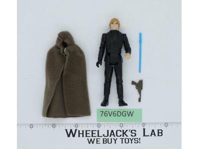 Luke Skywalker Jedi BLUE SABER SNAP CAPE Star Wars ROTJ 1983 NO REPRO NR MINT