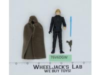 Luke Skywalker Jedi BLUE SABER SNAP CAPE Star Wars ROTJ 1983 NO REPRO NR MINT