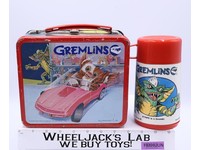 Gremlins Gizmo Metal Lunch Box 1984 Aladdin Warner Bros Vintage Lunchbox