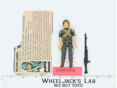Rock 'N Roll V1 Straight Arms G.I. Joe 1982 Hasbro Vintage Action Figure