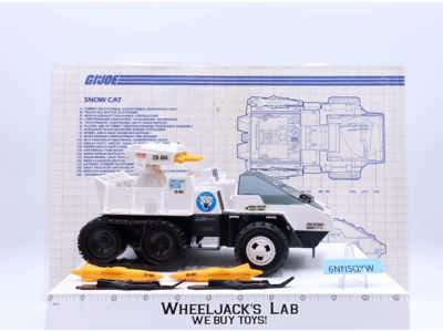 Snow Cat 100% Complete G.I. Joe 1985 Hasbro Vintage Vehicle Action Figure