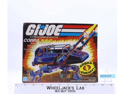 Cobra A.S.P. 100% Complete W/ NICE Box GI Joe 1984 Hasbro Action Figure Vehicle