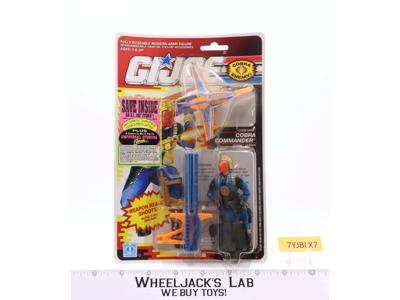 Cobra Commander V4 GI Joe 1990 Hasbro Vintage Action Figure NEW MOC