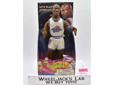 Michael Jordan Space Jam 12" Plush Doll NEW Play by Play 1996 Action Figure