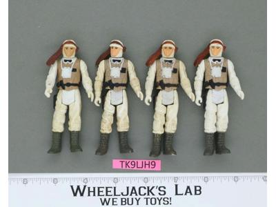 Lot of 4 Luke Skywalker Hoth Star Wars ESB 1980 Vintage Kenner Action Figures