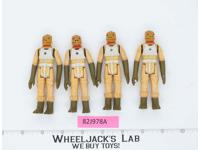 Lot of 4 Bossk Bounty Hunters Star Wars ESB 1980 Vintage Kenner Action Figure