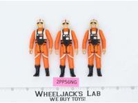 Lot of 3 X-Wing Pilot Luke Skywalker Star Wars Vintage 1978 Action Figures