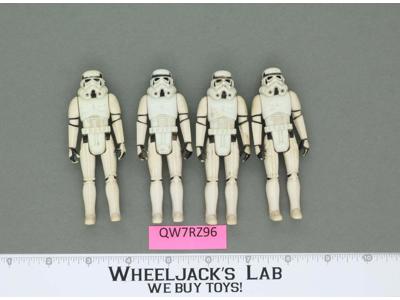 Lot of 4 Star Wars Imperial Stormtroopers 1980s Kenner Vintage Action Figures