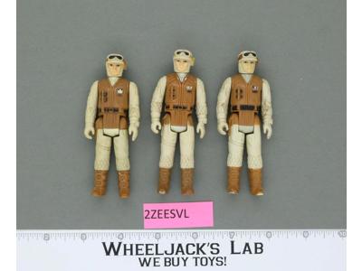 Lot of 3 Hoth Rebel Soldiers Star Wars 1980 ESB Vintage Kenner Action Figures