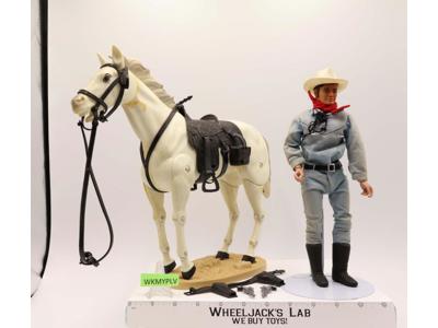 The Lone Ranger & Silver Complete The Lone Ranger Gabriel 1980 10" Action Figure