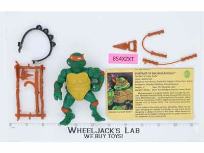 Michaelangelo SOFT HEAD Teenage Mutant Ninja Turtles TMNT 1988 Playmates Vintage