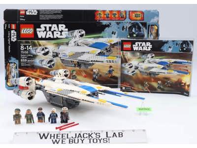 #75155 Rebel U-Wing Fighter 100% Complete Lego 2016 Star Wars