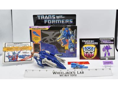 Triggerhappy NICE BOX 100% Complete 1987 Vintage G1 Transformers Action Figure