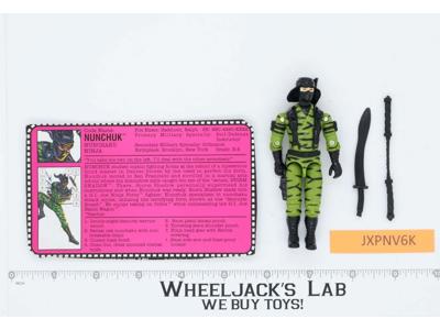 Nunchuk V1 100% Complete G.I. Joe 1992v Hasbro Vintage Action Figure