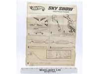 Sky Show Instructions Original Hot Wheels 1968 Mattel