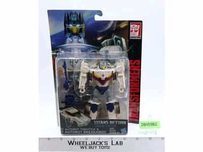 Throttle & Breakaway Transformers Generations Titans Return 2015 Hasbro NEW MOSC