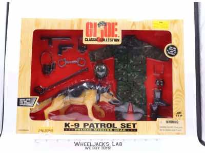 K-9 Patrol Deluxe Mission Gear Set GI Joe Classic Collection MISB Hasbro 1998