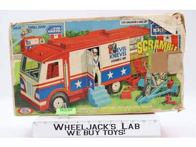 Evel Knievel Scramble Van W/ Box 1973 Ideal Toy Vintage Action Figure